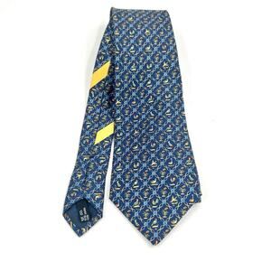SALAVATORE FERRAGAMO Duck Foulard Luxe Silk Tie